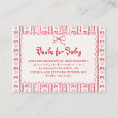 Little Sweetheart Valentines Books for Baby Card Begleitkarte (Vorderseite)