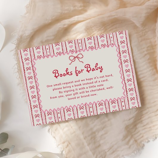 Little Sweetheart Valentines Books for Baby Card Begleitkarte