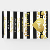 Little Sweetheart Valentine's Day Any Age Birthday Banner (Horizontal)