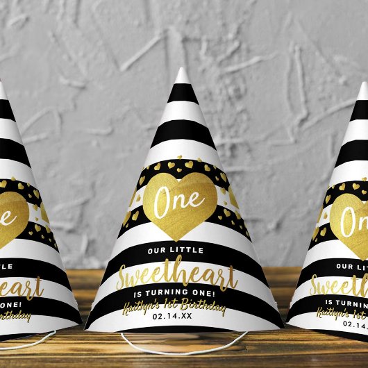 Little Sweetheart Valentine's Day Any Age Birthday Partyhütchen