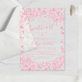 Little Sweetheart Valentine's Day Baby Shower Acryleinladungen