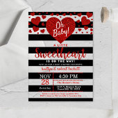 Little Sweetheart Valentine's Day Baby Shower Acryleinladungen