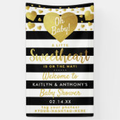 Little Sweetheart Valentine's Day Baby Shower Banner (Vertikal)