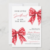 Little Sweetheart Valentines Day Baby Shower Einladung (Vorderseite)