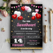 Little Sweetheart Valentine's Day Baby Shower Einladung
