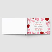 Little Sweetheart Valentines Day Baby Shower Gästebuch (Voll)