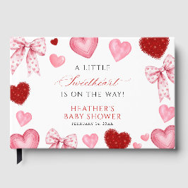 Little Sweetheart Valentines Day Baby Shower Gästebuch