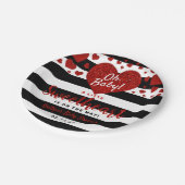 Little Sweetheart Valentine's Day Baby Shower Pappteller (Schrägansicht)