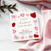 Little Sweetheart Valentines Day Baby Shower Serviette