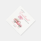 Little Sweetheart Valentine's Day Birthday Party Serviette (Ecke)