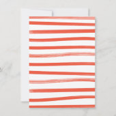 Little Sweetie Gingerbread Girl Baby Dusche Einladung (Rückseite)