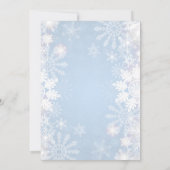 Little Sweetie Gingerbread Weihnachtsdusche Einladung (Rückseite)