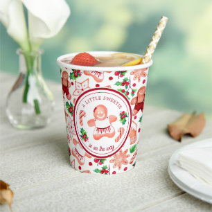 Little Sweetie Gingerbread Weihnachtsdusche Pappbecher