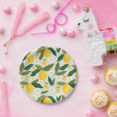 Little Sweetie Lemon Blume Blossom Pappteller (Party)