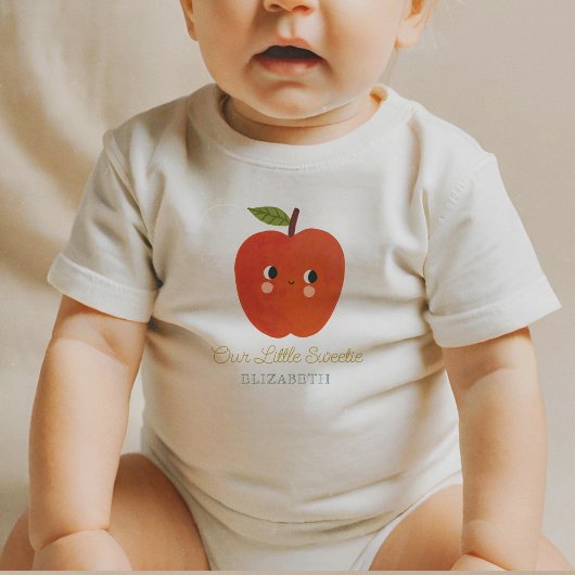 Little Sweetie Niedlich Orange Baby T-shirt