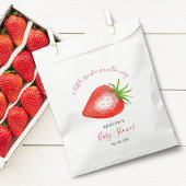 Little Sweetie Strawberry Baby Shower Geschenktütchen