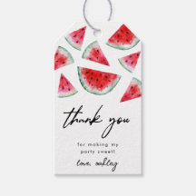 Little Sweetie Watermelon Gastgeschenk Tags