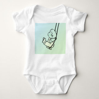 Little Swinger - Adorable Baby Bodysuit" Baby Strampler