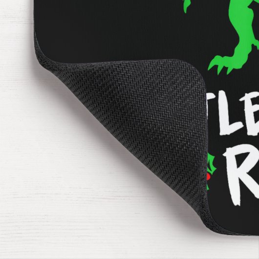 Little T Rex Matching Family Christmas Dinosaur Sh Mousepad (Ecke)