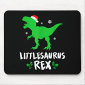 Little T Rex Matching Family Christmas Dinosaur Sh Mousepad (Vorne)