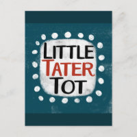 Little Tater Tot Postkarte