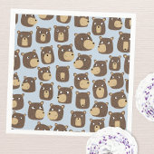 Little Teddy Bear Cub Pattern Serviette