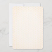 Little Teddy Bear Moon Stars Babydusche Einladung (Rückseite)