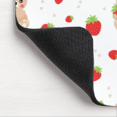 Little teddy bear with strawberry mousepad (Ecke)