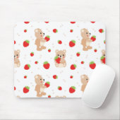 Little teddy bear with strawberry mousepad (Mit Mouse)
