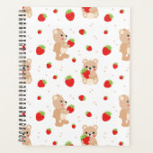 Little teddy bear with strawberry planer (Vorderseite)