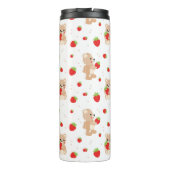Little teddy bear with strawberry thermosbecher (Rückseite)