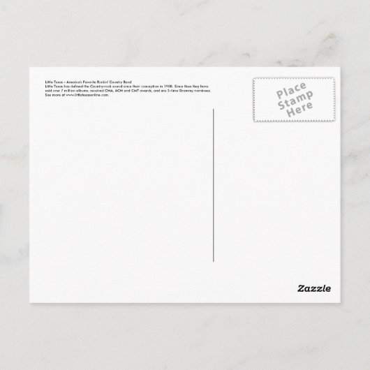 Little Texas 1.01 Postkarte (Rückseite)