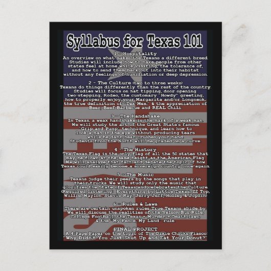 Little Texas 1.01 Postkarte (Vorderseite)