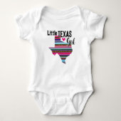 Little Texas Girl Serape Baby Strampler (Vorderseite)