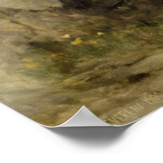 Little Thief Canvas Print Poster (Ecke)