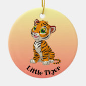 Little Tiger Design Ornament (Vorne)