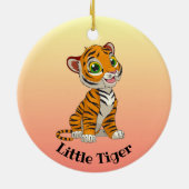 Little Tiger Design Ornament (Hinten)