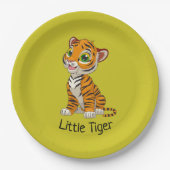 Little Tiger Design Paper Party Teller (Vorderseite)