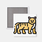 Little Tiger Magnet (Vorderseite/Rückseite)