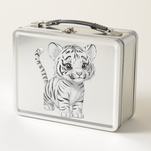 Little Tiger Metall Brotdose (Vorderseite)