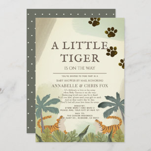 Little Tiger Safari Jungle Baby Dusche by Mail Einladung