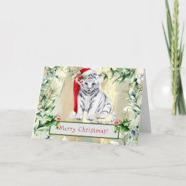 Little Tiger Weihnachtskarte Feiertagskarte