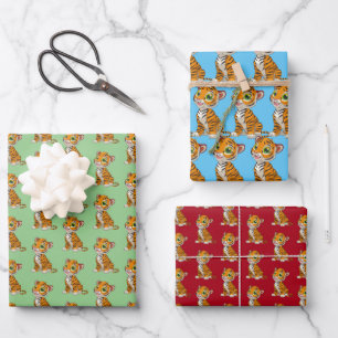 Little Tiger Wrapping Paper Set Geschenkpapier Set