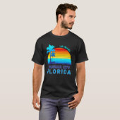 Little Torch Key Panama City Florida Retro Beach S T-Shirt (Vorne ganz)