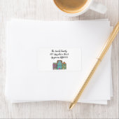 Little Town Address Label Adressaufkleber (Insitu)