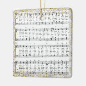 Little Town Bethlehem Sheet Music - Weihnachten Keramikornament (Links)