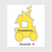 Little Train Birthday Party Aufkleber (Blatt)