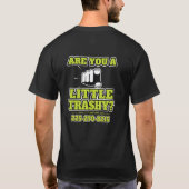 Little Trashy Men Basic Dunkle T - Shirt (Rückseite)