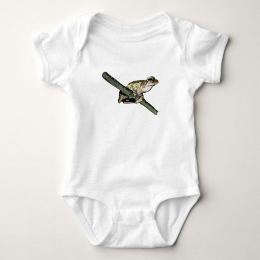 Little Tree Frog Oil Paint, Baby Bodysuit Baby Strampler (Vorderseite)