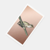 Little Tree Frog Oil Paint, Gästetuch Napkins Serviette (Ecke)